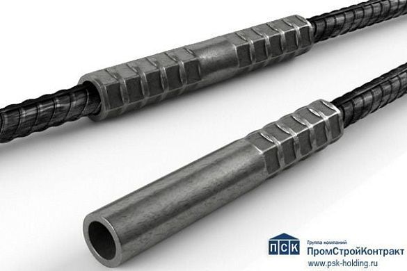 Муфты обжимные PRESKO для соединения арматуры методом опрессовкой стандартные