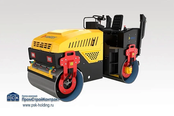 Vektor VRDR-2000 - виброкаток с сиденьем оператора