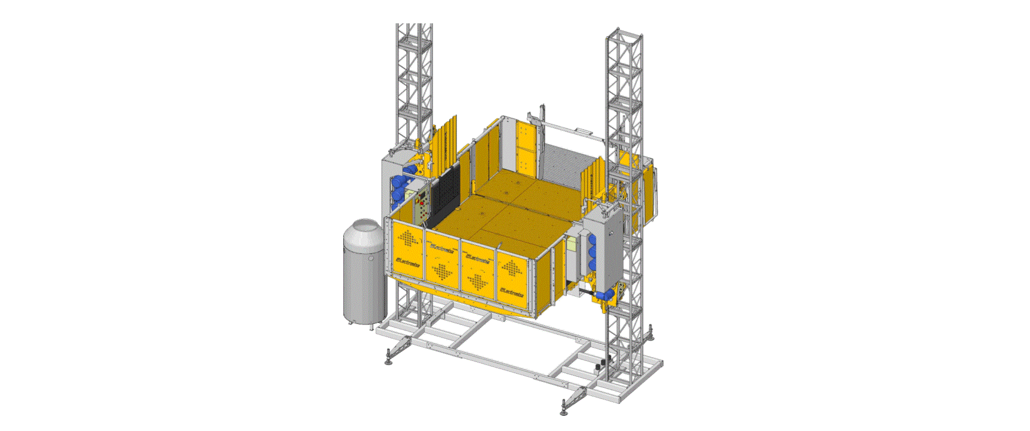 Грузовой подъемник Electroelsa ELSA М50 (квадратная мачта)