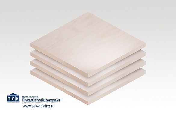 Фанера белая ФК 5x1525x1525 мм Свеза